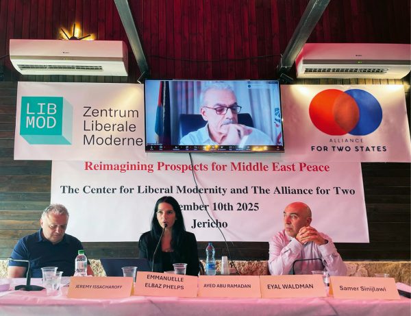 Sprecher bei Nahostveranstaltung Nähe Jericho