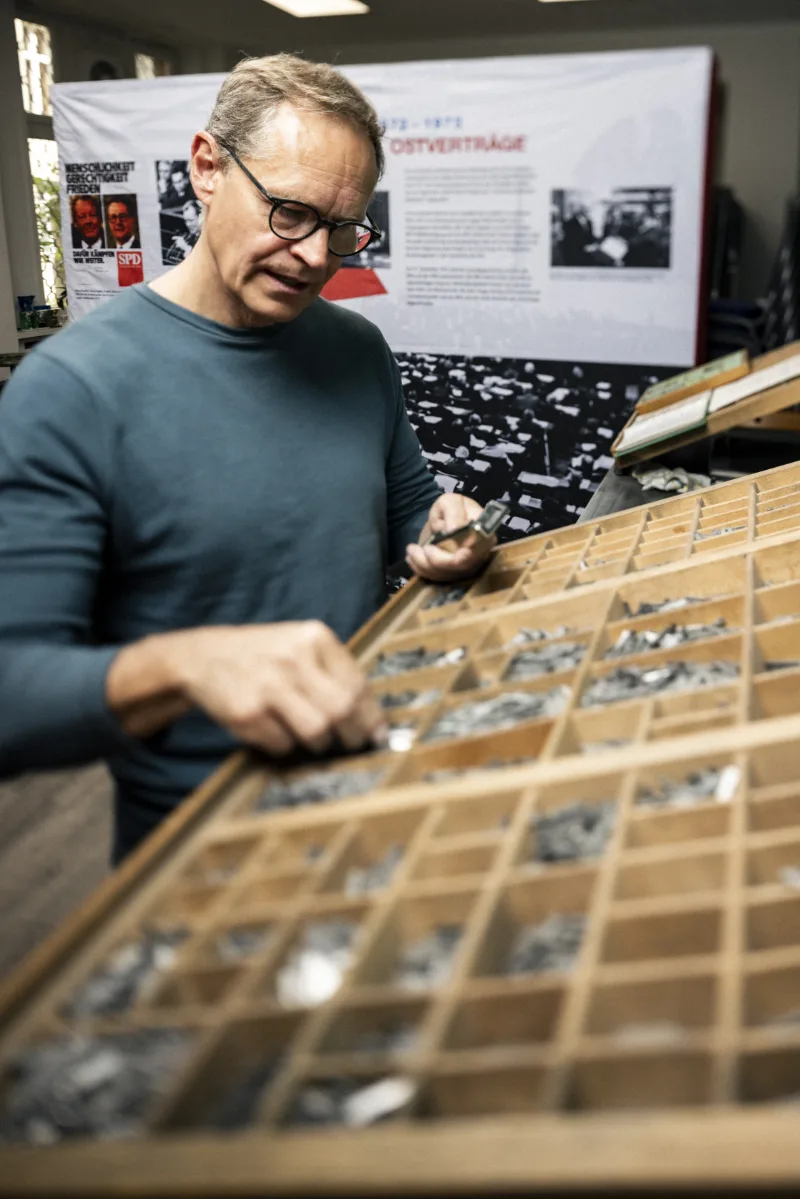 Michael Müller im Portrait-Gespräch
