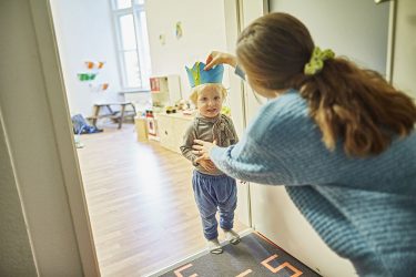 Büro mit Kind